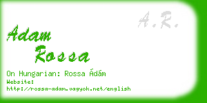 adam rossa business card